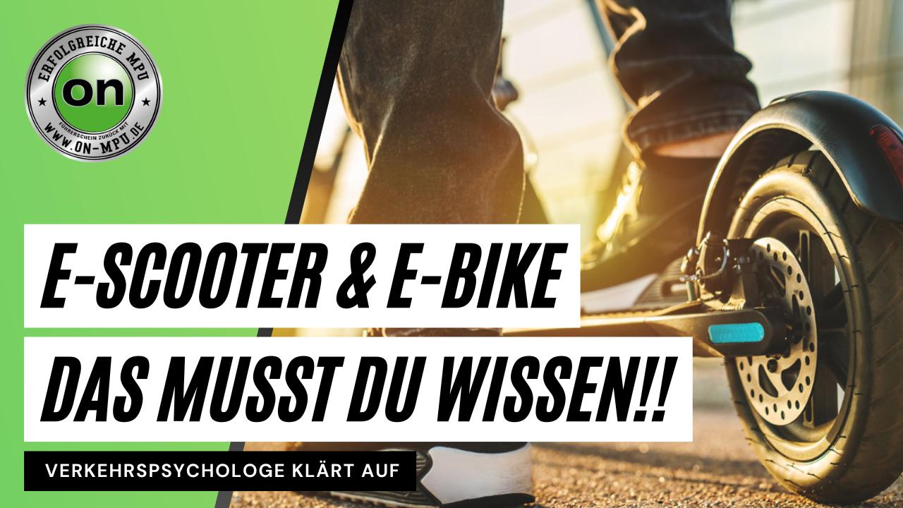 Vorsicht mit E-Scooter & E-Bike: So schnell ist der Führerschein weg!