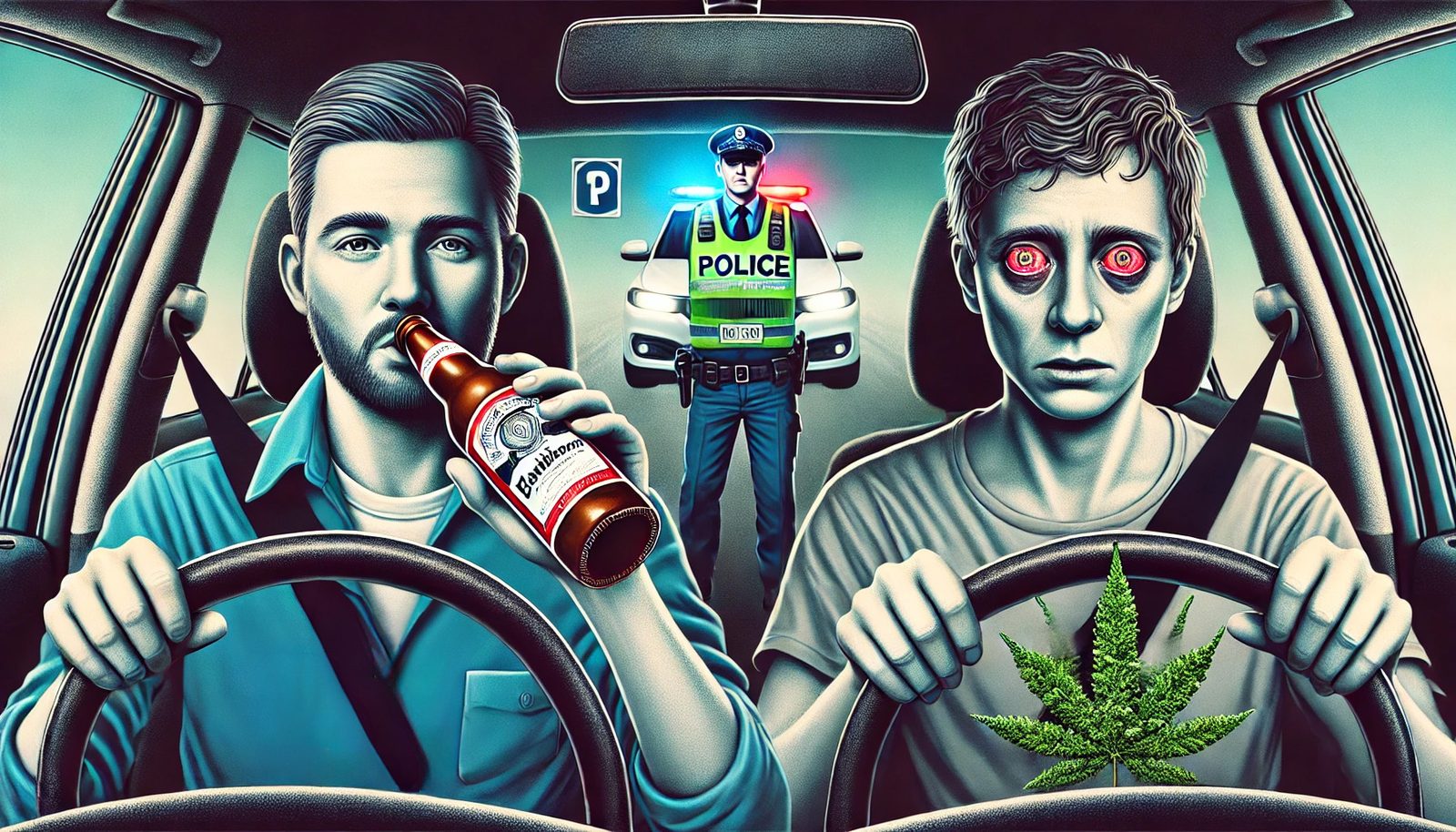 Drogen und Alkohol Gleiches Risiko