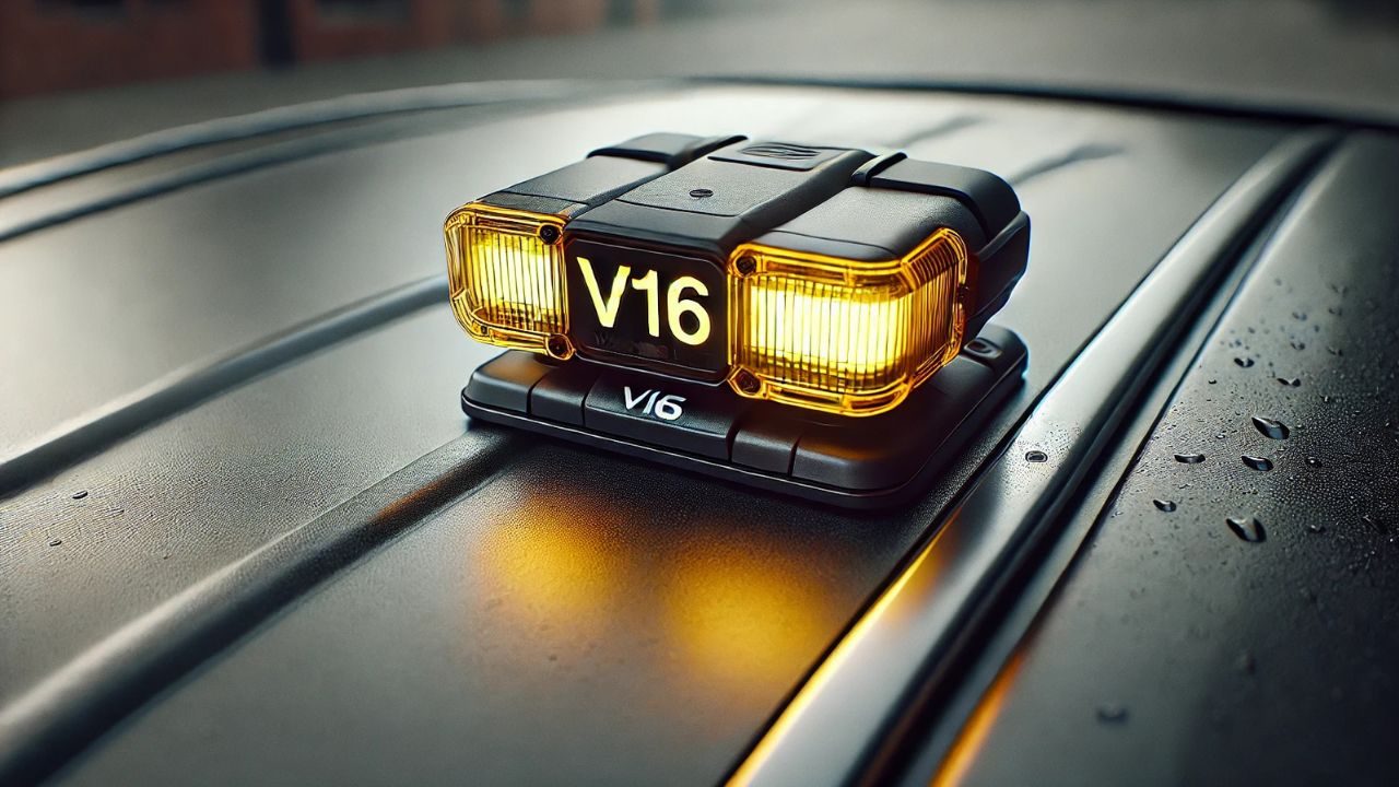 V16-Warnleuchte